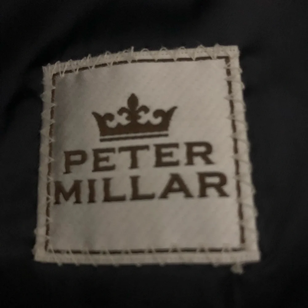 Peter Millar 100% Wool Navy Plaid Two-Button Blazer Men’s 44R Sports Jacket